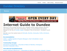 Tablet Screenshot of dundeedirectory.info